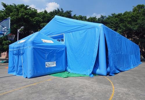 桂林蓝色充气帐篷