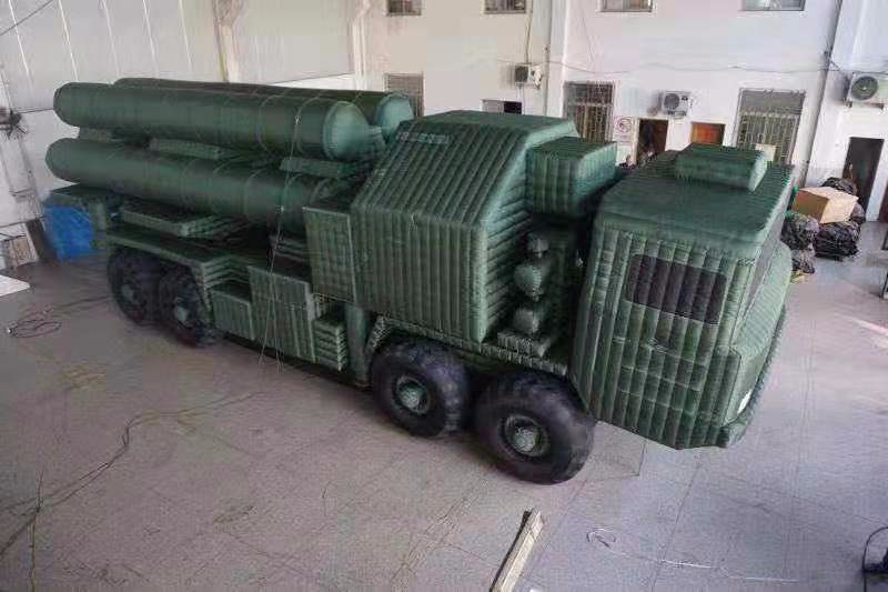 桂林军事充气导弹车