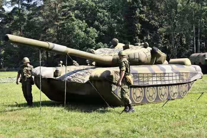 桂林大型军用充气坦克